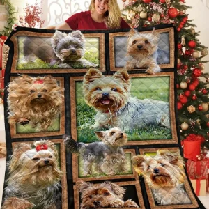 Yorkshire Terrier JFJ15287 3D Customized Quilt 2707 and Home Decor