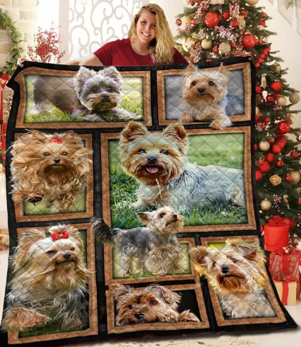 Yorkshire Terrier JFJ15287 3D Customized Quilt 2707 and Home Decor