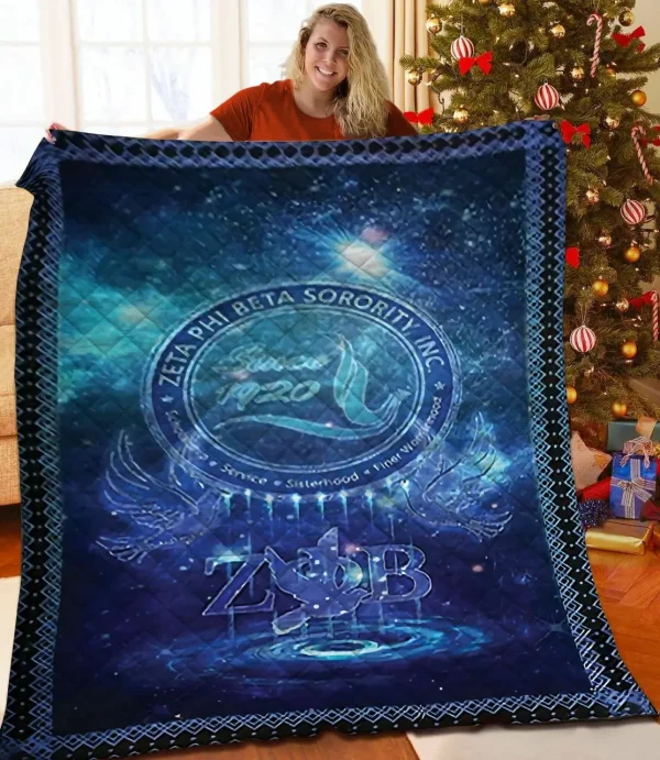 Zeta Phi Beta JFJ15354 3D Customized Quilt 2707 and Home Decor