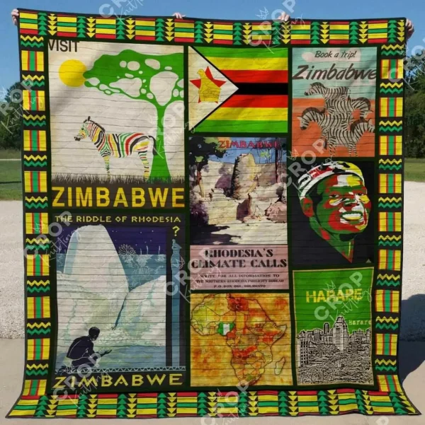 Zimbabwe Blanket Th1307 Quilt and Home Decor