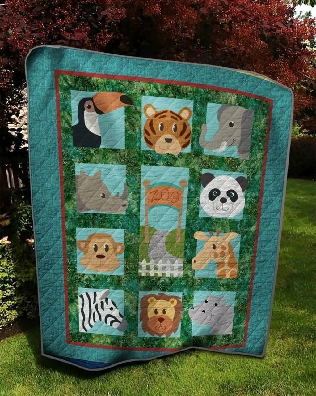Zoo Dtc2410257 Quilt Blanket and Home Decor