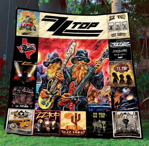 Zz Top 1 Blanket Th1507 Quilt and Home Decor